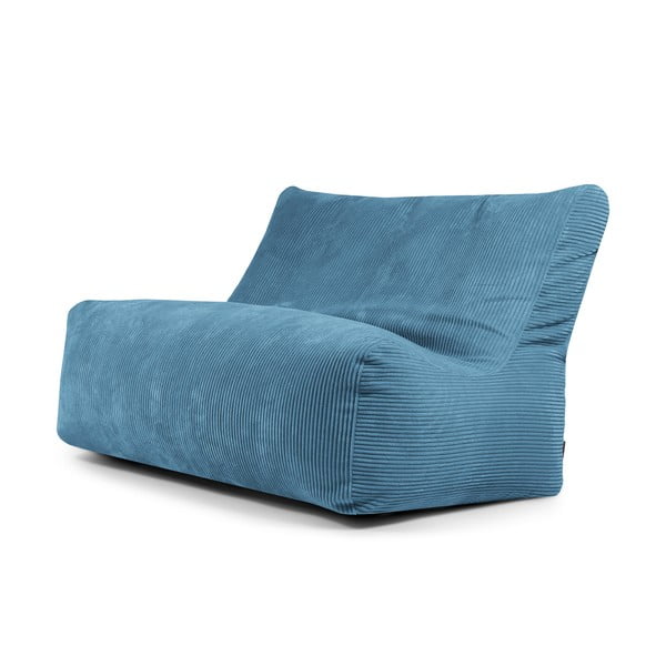 Niebieski sztruksowy worek do siedzenia Sofa Seat Lounge – SLOWDOWN