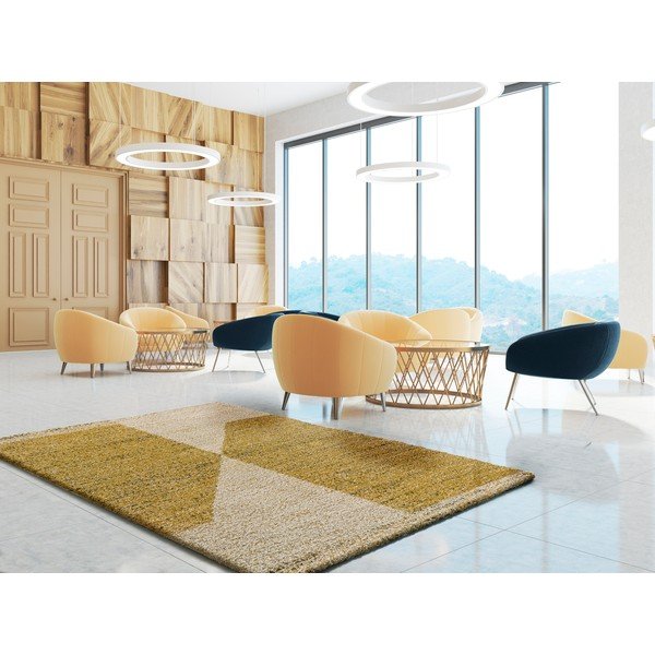 Musztardowy dywan Universal Ikone, 60x110 cm-image-1