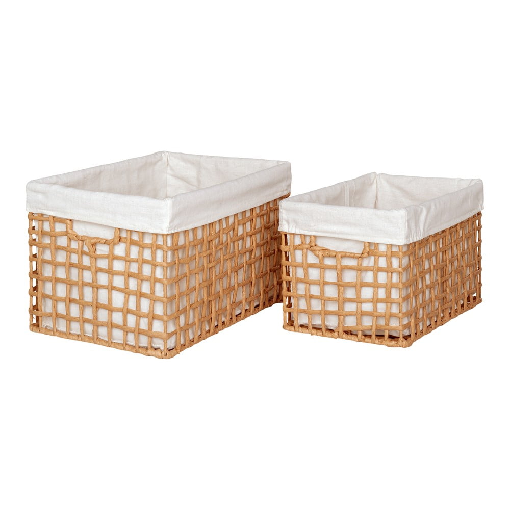 Koszyki zestaw 2 szt. 25x35x22 cm Bustelo – House Nordic