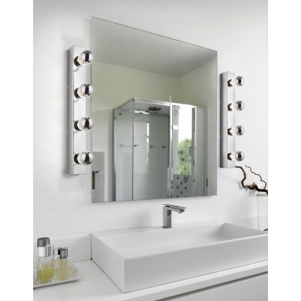 Kinkiet w kolorze błyszczącego srebra Theatro – Trio-image-1