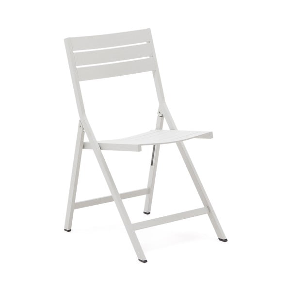 Białe metalowe krzesło ogrodowe Torreta – Kave Home