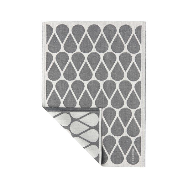 Ścierka z mieszanki lnu 46x66 cm Otis Charcoal – Pappelina-image-1