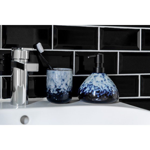 Ciemnoniebieski ceramiczny kubek na szczoteczki do zębów Rosali – Wenko-image-3