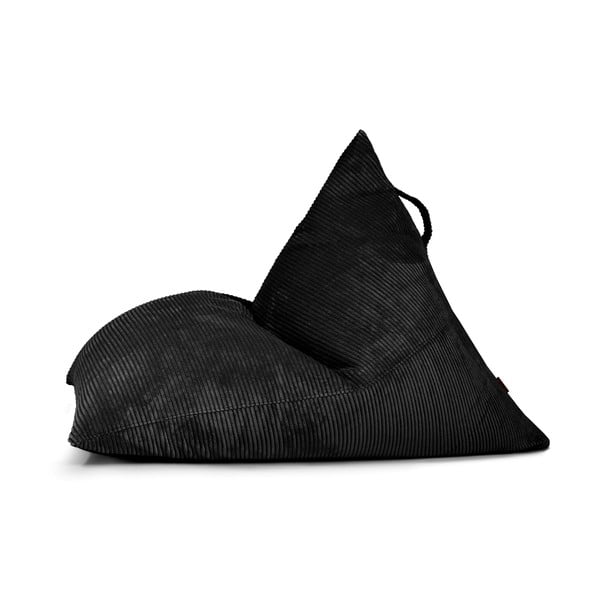 Czarny sztruksowy worek do siedzenia Razz – SLOWDOWN