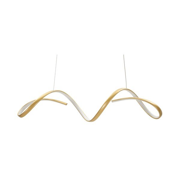 Metalowa lampa wisząca LED w kolorze złota Uter – Mauro Ferretti-image-3