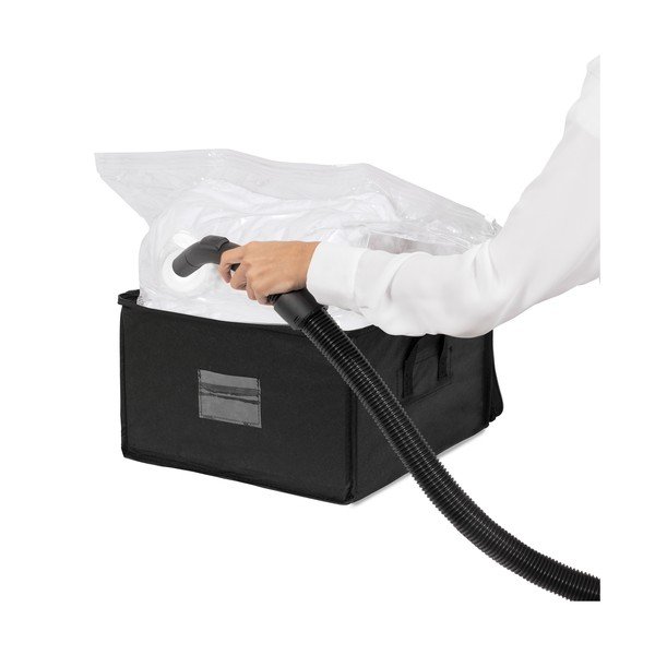 Czarny pojemnik z zapięciem na suwak Compactor Compress Pack, 125 l-image-2