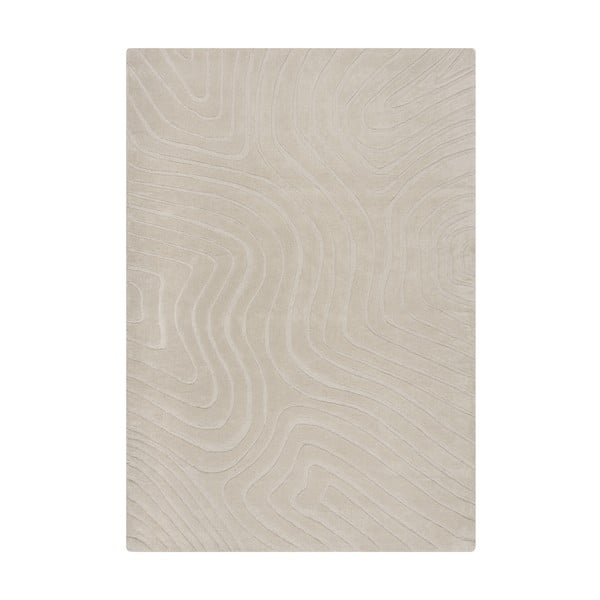 Kremowy wełniany dywan tkany ręcznie 200x290 cm Mesmerise Natural – Flair Rugs