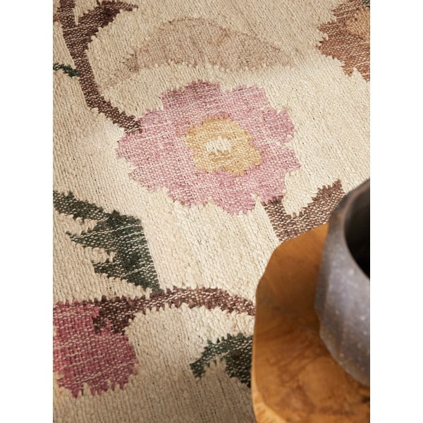 Kremowy dywan z juty tkany ręcznie 160x230 cm Roya Violette – Elle Decoration-image-3