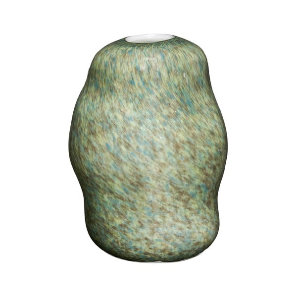 Zielony szklany ręcznie wykonany wazon (wysokość 29 cm) Miro – Hübsch
