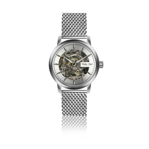 Męski zegarek z paskiem ze stali nierdzewnej w srebrnym kolorze Walter Bach Randy