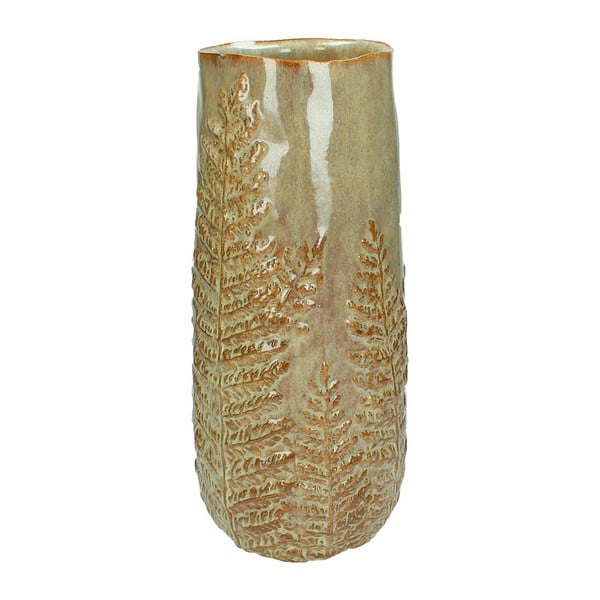 Kamionkowy wazon w kolorze kości słonioweji HF Living, 29,5 cm