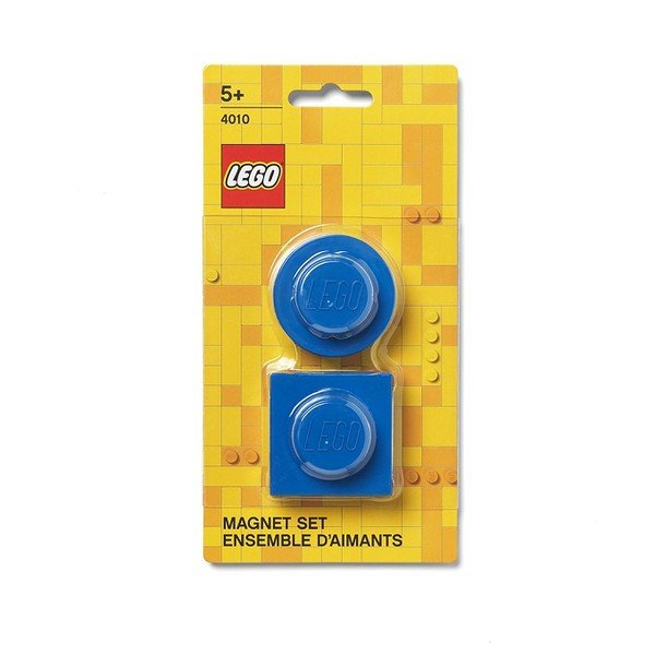 Zestaw 2 niebieskich magnesów LEGO®-image-1