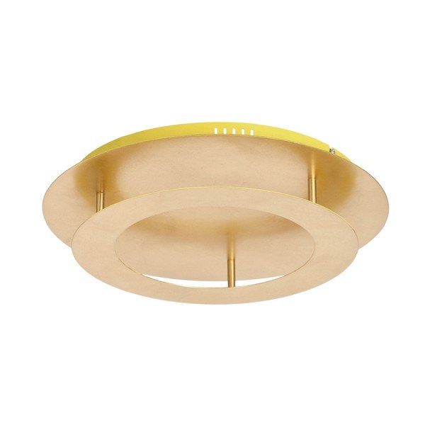 Lampa sufitowa LED w kolorze złota z metalowym kloszem 40x40 cm Merle – Candellux Lighting-image-2