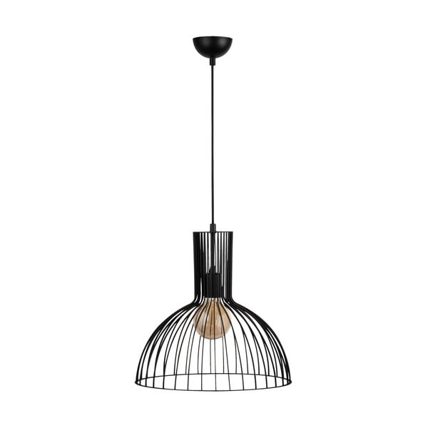 Czarna lampa wisząca z metalowym kloszem ø 38 cm Fellini – Opviq lights-image-2