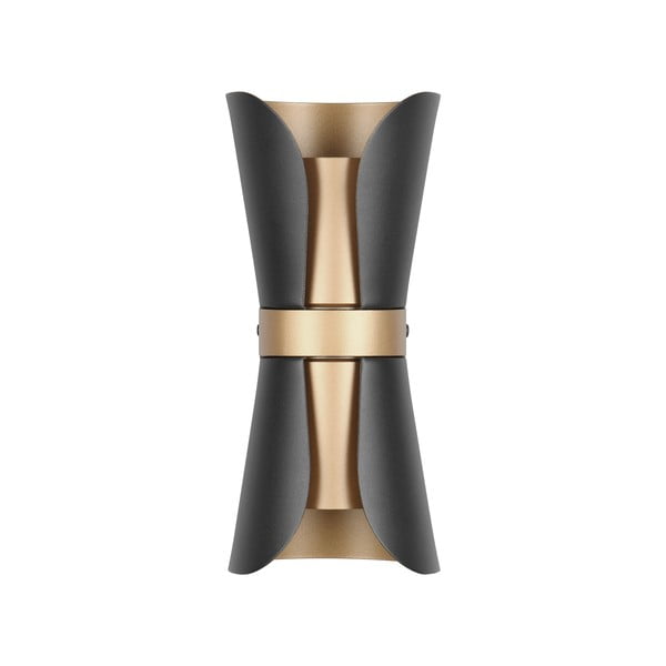 Czarno-brązowy kinkiet Coat – Trio