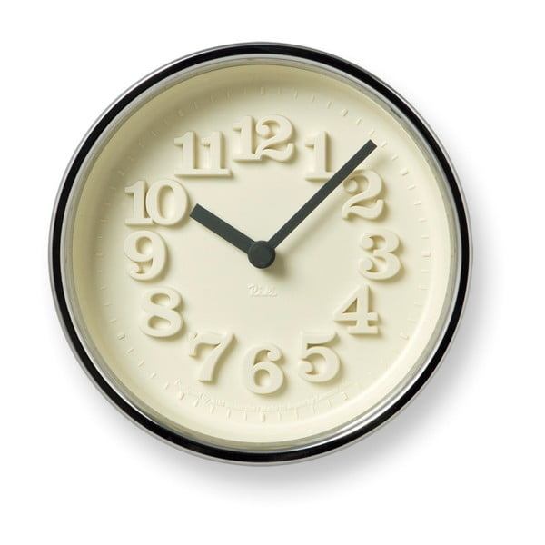 Zegar w szarej ramie Lemnos Clock Chiisana, ⌀ 12,2 cm