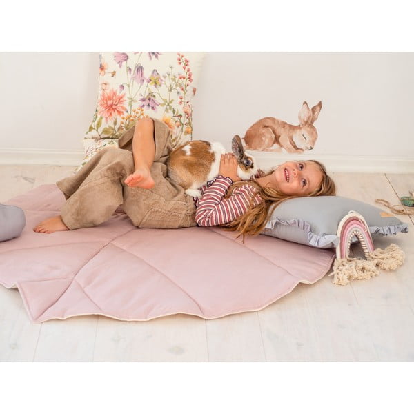 Różowy dziecięcy koc do zabawy Powder Pink – Moi Mili-image-1