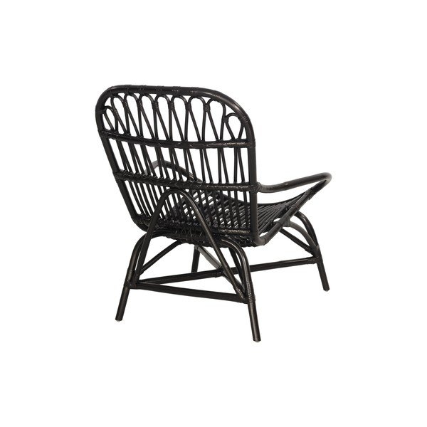 Czarny rattanowy fotel ogrodowy Bonami Essentials Sara-image-3