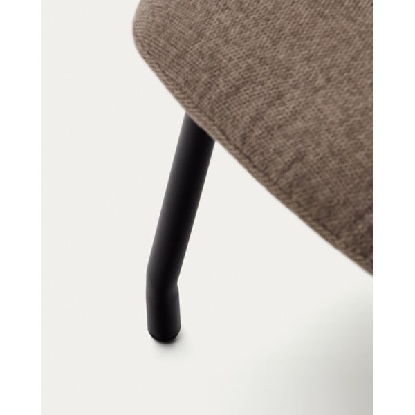 Brązowy puf Belina – Kave Home-image-1