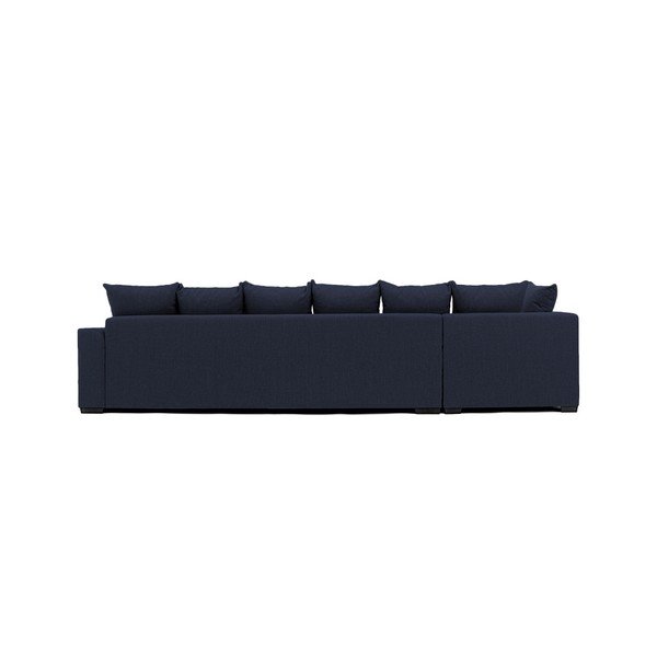 Ciemnoniebieska sofa narożna Vivonita Linus-image-1