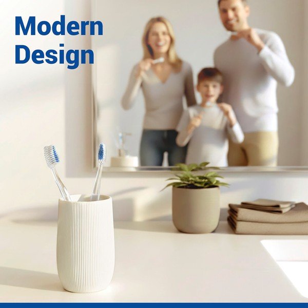 Kremowy kubek na szczoteczki do zębów ceramiczny Fablo – Wenko-image-2