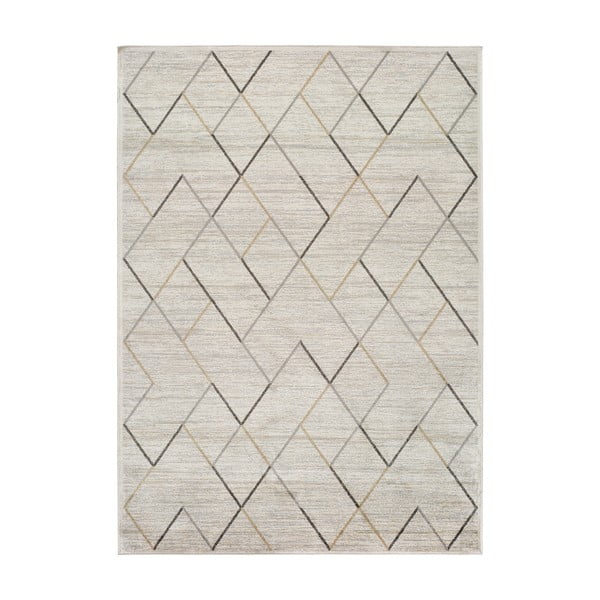 Kremowy dywan z wiskozy Universal Belga, 100x140 cm