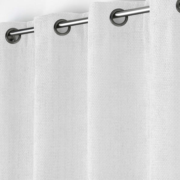 Biała zasłona z szenilu 140x260 cm Leo – douceur d'intérieur-image-2