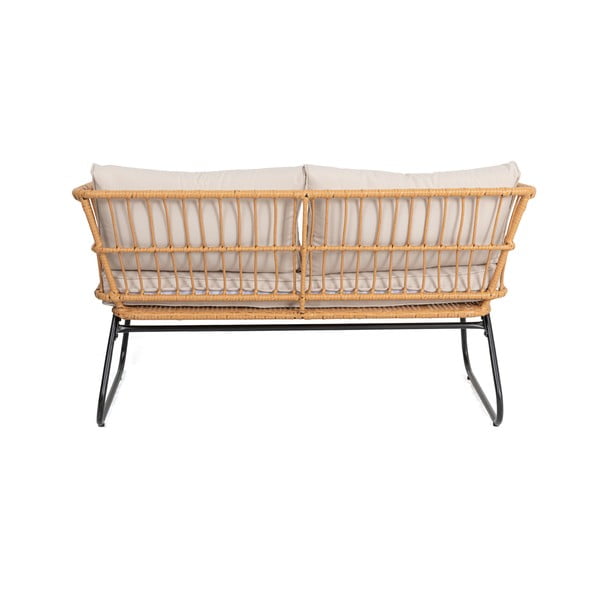 Sofa ogrodowa ze sztucznego rattanu Bonami Essentials Vistdal-image-3