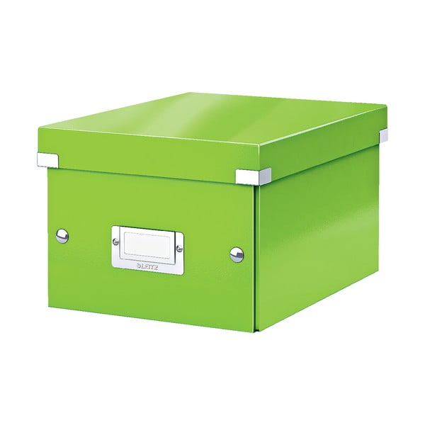 Zielone pudełko do przechowywania Click&Store – Leitz