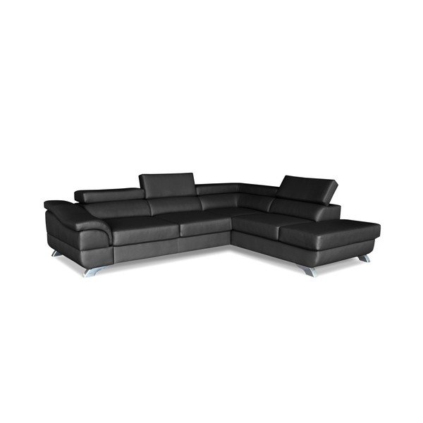Ciemnoszary rozkładany narożnik prawostronny Windsor  & Co. Sofas Omnikron-image-1