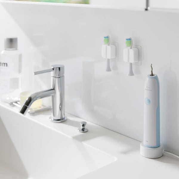 Białe silikonowe uchwyty wielofunkcyjne zestaw 2 szt. Film Hook – YAMAZAKI-image-4