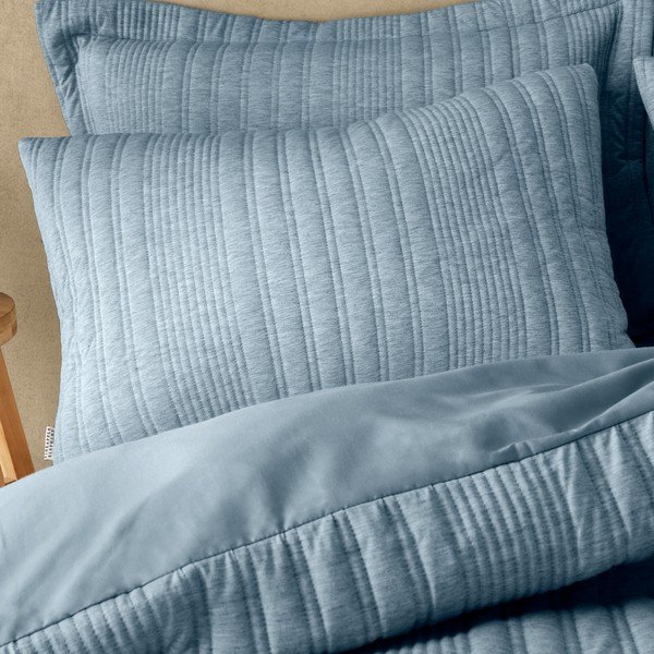 Niebieska pościel dwuosobowa 200x200 cm Tamba Stripe – Pineapple Elephant-image-1