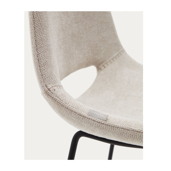 Beżowy hoker (wysokość siedziska 76 cm) Zahara – Kave Home-image-4