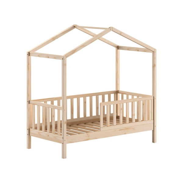 Łóżko dziecięce z litego drewna sosnowego 70x140 cm DALLAS – Vipack