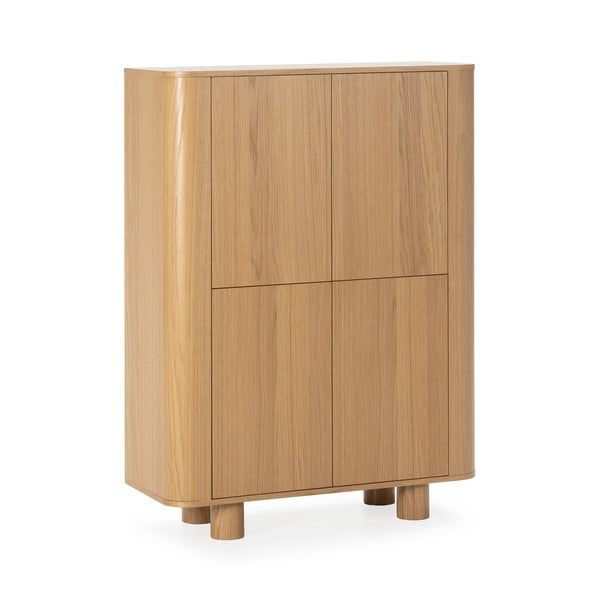 Szafka w dekorze dębu w naturalnym kolorze 100x133x40 cm Padoc – MOME-image-4