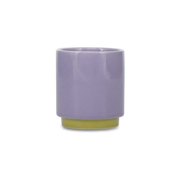 Zielona/fioletowa kamionkowa filiżanka 270 ml Duo – ONA