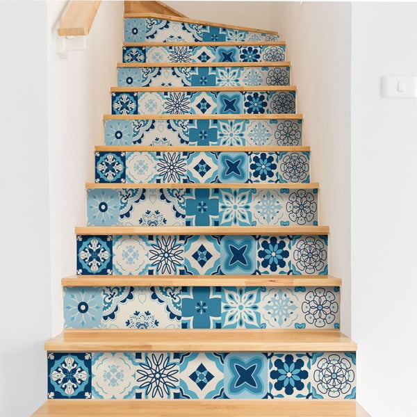 Komplet 2 naklejek na schody Ambiance Stairs Stickers Unibelos, 15x105 cm