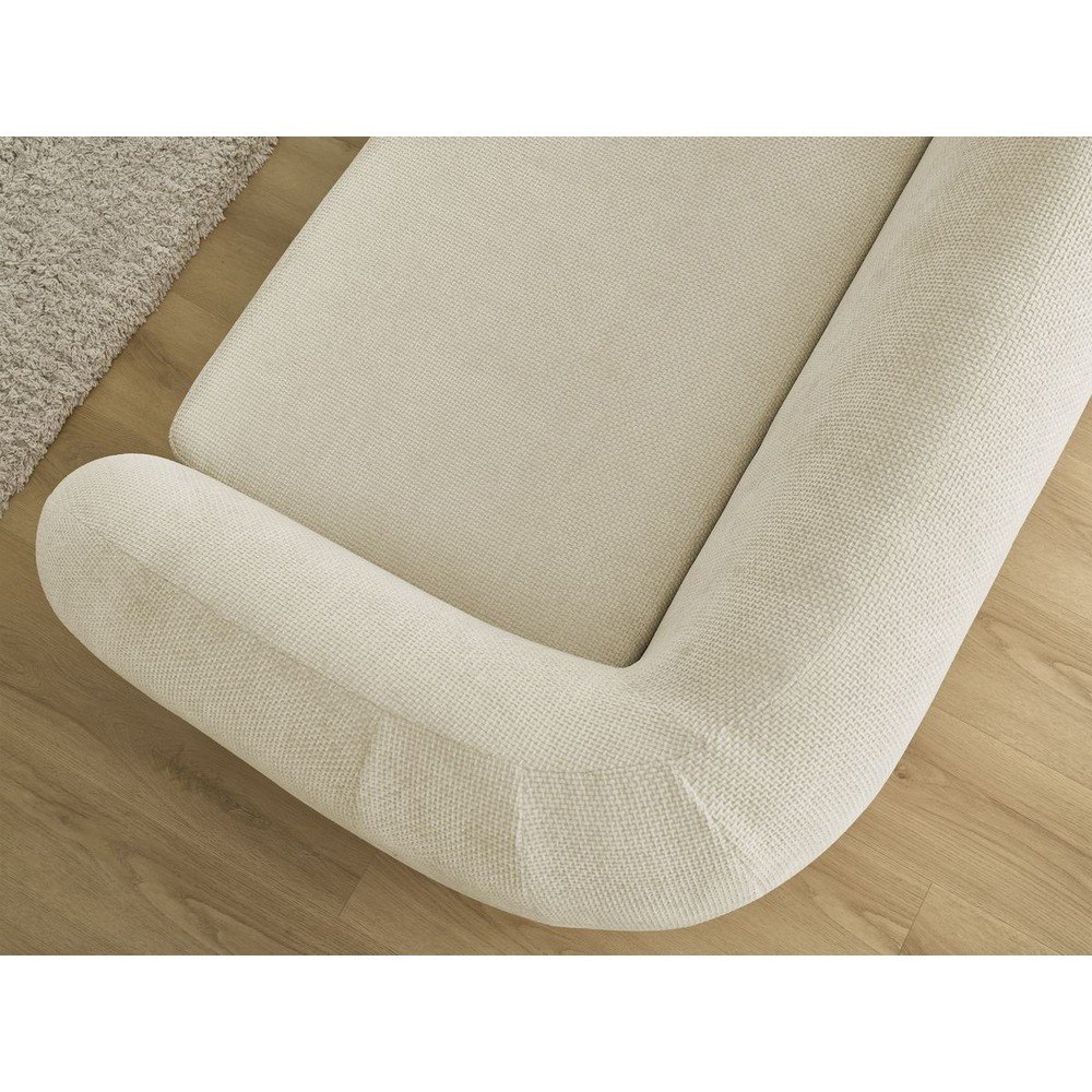 Szarobrązowa rozkładana sofa z tkaniny szenilowej 228 cm Neyo – Bobochic Paris (zdjęcie 4)