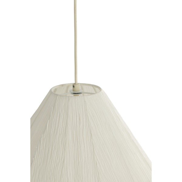 Kremowa lampa wisząca z papierowym kloszem ø 10 cm Sarella – Light & Living-image-4