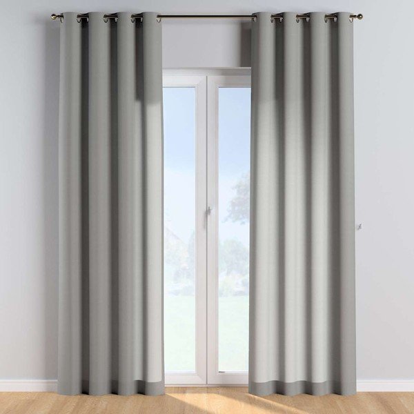 Szara zasłona 260x130 cm Happiness – Yellow Tipi-image-1