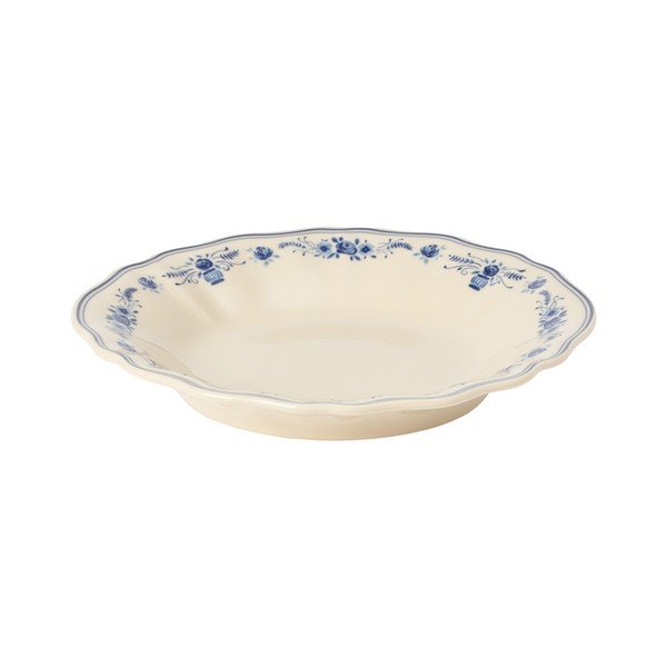 Niebieski/beżowy głęboki kamionkowy talerz ø 24,5 cm Vila – Costa Nova-image-2