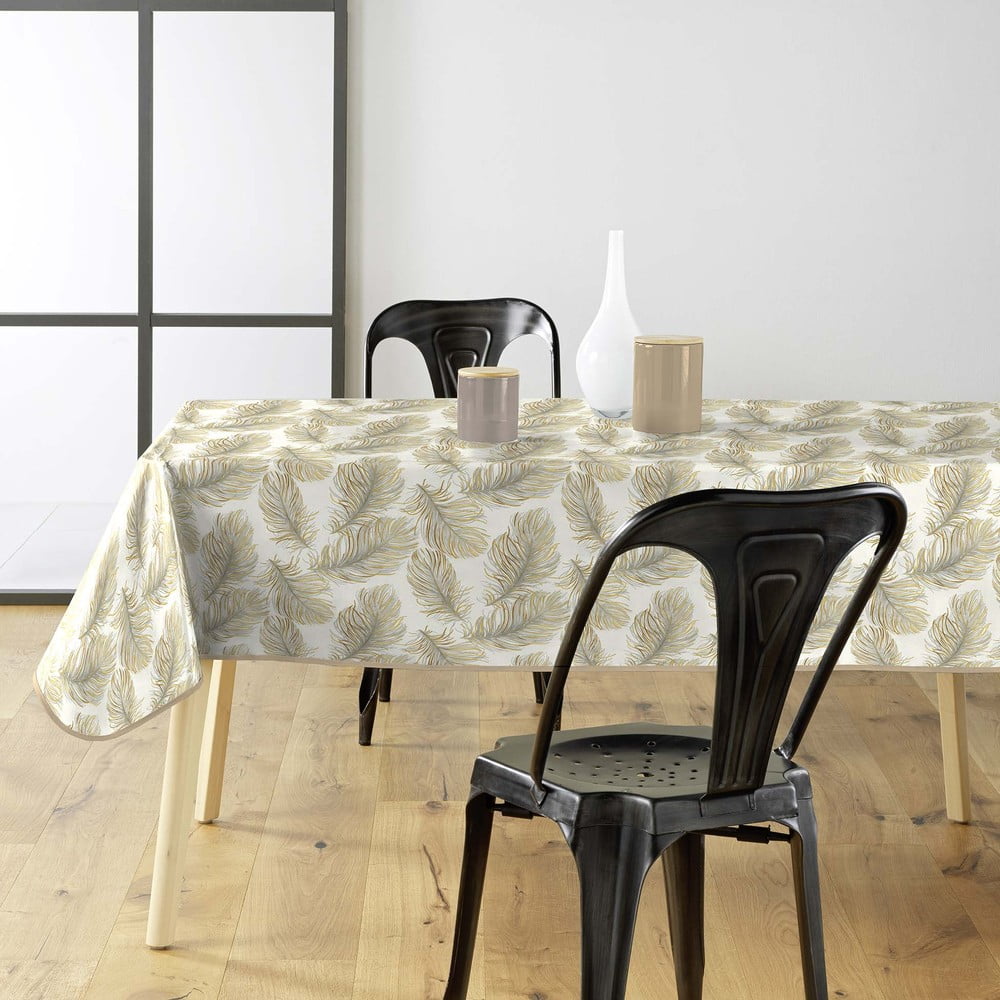 Obrus zmywalny 140x240 cm Plumina – douceur d'intérieur (zdjęcie 3)