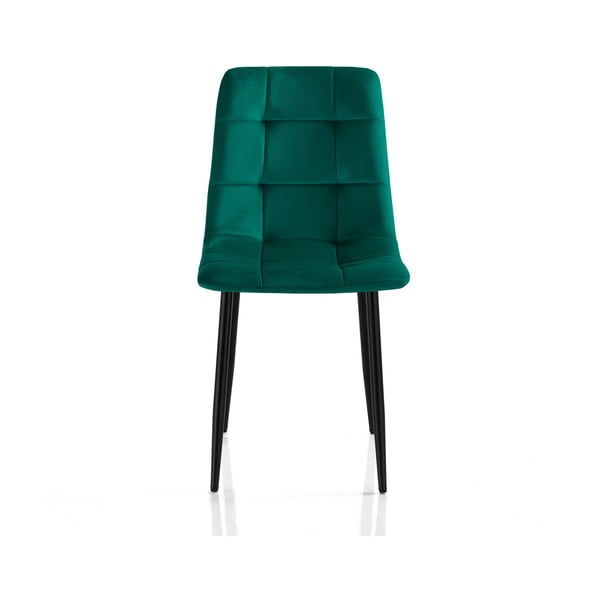Zielone krzesła zestaw 2 szt. z aksamitu Faffy – Tomasucci