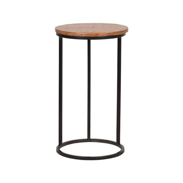 Okrągły stolik z litego drewna mango ø 35 cm Motion – LABEL51-image-1