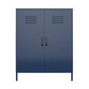 Niebieska metalowa szafka 79x100x39 cm Bradford – Støraa