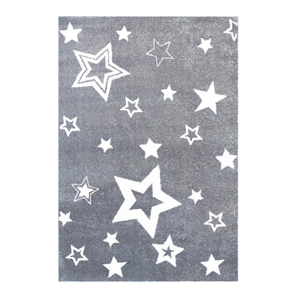Szary dywan dziecięcy Happy Rugs Satrlight, 100x160 cm