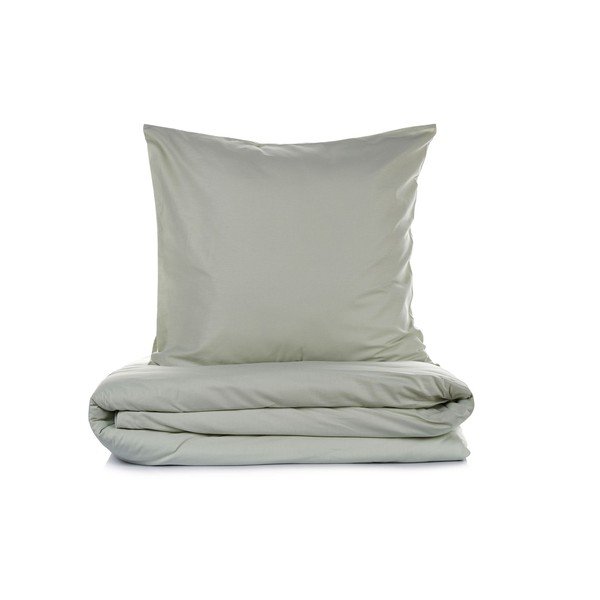Szałwiowa pościel jednoosobowa 200x140 cm Plain  – Mijolnir