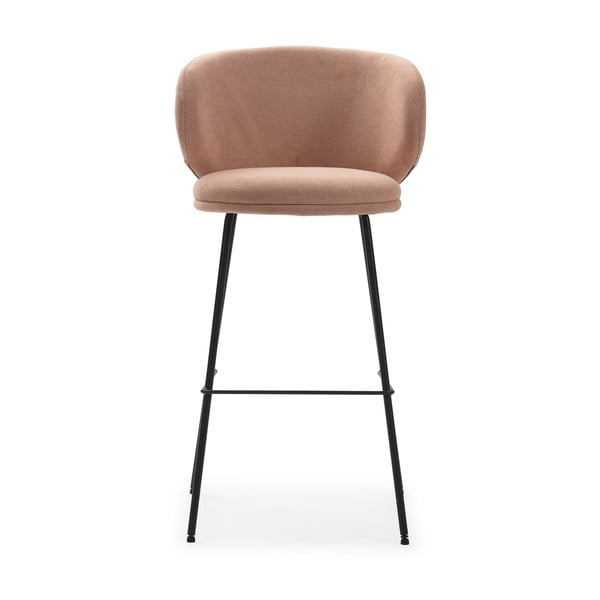 Jasnoróżowe hokery zestaw 2 szt. (wysokość siedziska 65 cm) Rush – Marckeric-image-2