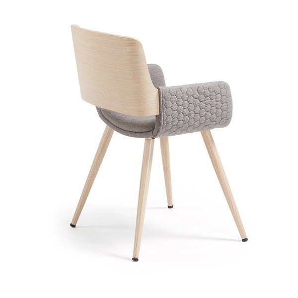 Szare krzesło Kave Home Andre-image-3