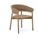 Drewniane krzesło ogrodowe w naturalnym kolorze Arinella – Kave Home